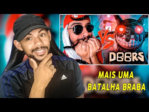 Screech do Doors (Roblox) Vs. Mussoumano - Batalha com Games (React)