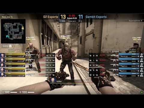 Pov huNter (22/17) CS GO DEMO - MIRAGE - 16 G2 VS 13 GAMBIT (IEM Cologne - 11/07/2021)
