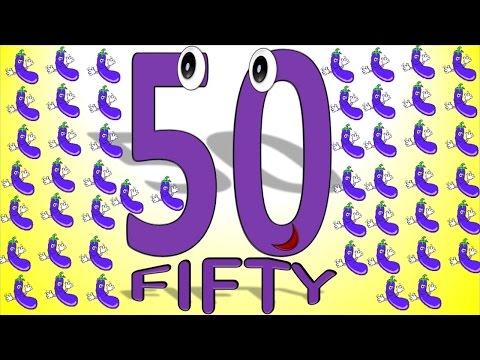 Numbers from 1 to 50 in English for Children, Numeros del 1 al 50 en Ingles Para Niños