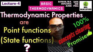 Download Lagu Thermodynamic properties | Point functions | State functions | Thermodynamics | GATE | A K Saini Thumbnail