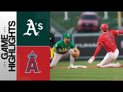 A's vs. Angels Game Highlights (4/24/23) | MLB Highlights