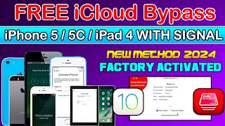😍NEW iCloud Bypass iPhone 5/5C/iPad 4 + Signal iOS 10.3.4/10.3.3 Hello Screen/Passcode/Disabled