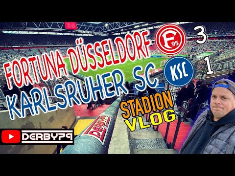 FORTUNA DÜSSELDORF - KARLSRUHER SC | STADIONVLOG