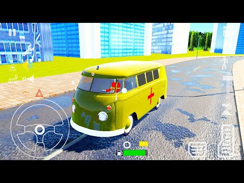 Ambulance Rescue Van Driver Simulator 2022 - Minibus Doctor Emergency Driving - Android GamePlay