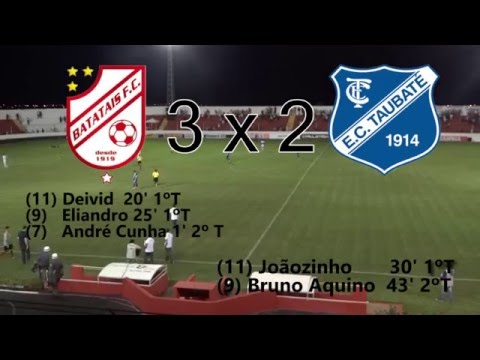 Campeonato Paulista Série A2 - Batatais FC 3 x 2 EC Taubaté (2016)