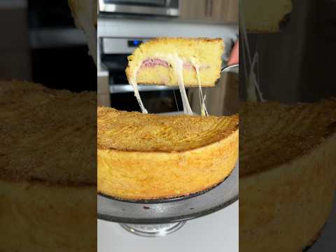 Nonna's Stuffed Italian Potato Cake with Prosciutto Cotto and Mozzarella (Torta di Patate)