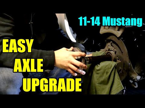 Installing - Moser 8.8 Axles 2011-2014 Ford Mustang (upgrade for big power)