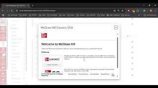 Linking McGraw Hill Connect with Canvas LTIA 1.3