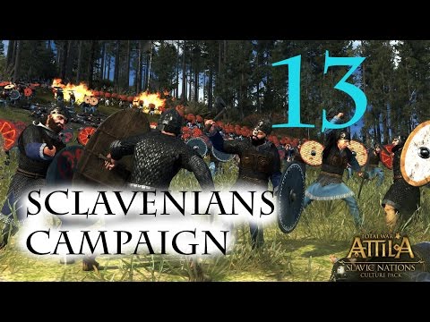 Total War: ATTILA – Slavic Nations - Sclavenians campaign part 13 War with hunic hordes