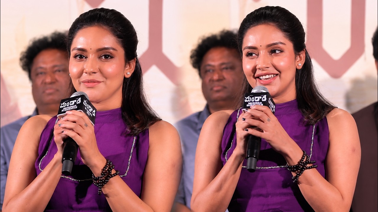 మండాడి మూవీ సక్సెస్ మీట్‌లో నటి మహిమా నంబియార్ స్పీచ్ | సుహాస్ | సూరి | మహిమా నంబియార్ | సత్యరాజ్