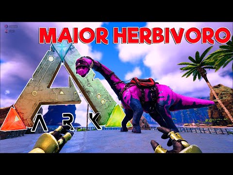 🔴ARK  para iniciantes #49 - COMO Domesticar BRONTOSSAURO no ARK SURVIVAL EVOLVED