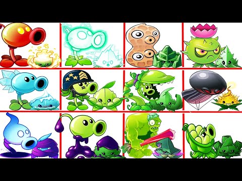 12 Super Random Power Mints And Plants Teams Battlez in Plants vs Zombies 2