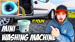 Upgrade Your Van Life: Foldable Washing Machine!
