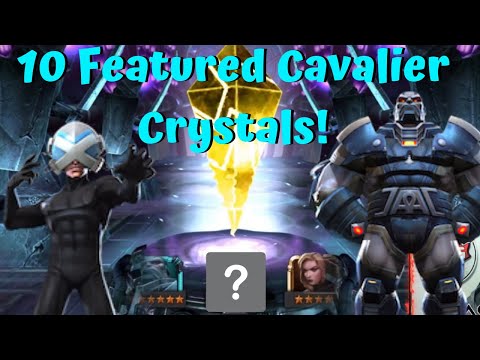 10 Featured Apocalypse/ProfX Cavalier Crystal Opening! Lucky?! - Marvel Contest of Champions