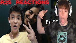 R2S and @Cubergod-t6h react to scary videos!! | R2S Reactions