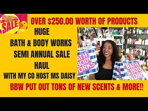 HUGE BATH AND BODY WORKS SEMI ANNUAL SALE HAUL 6/28/19~TONS OF NEW MARKDOWNS 75% OFF~AMAZING DEALS!