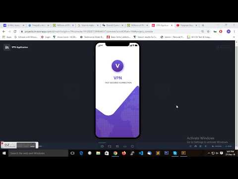 VPN Application user flow & Prototype