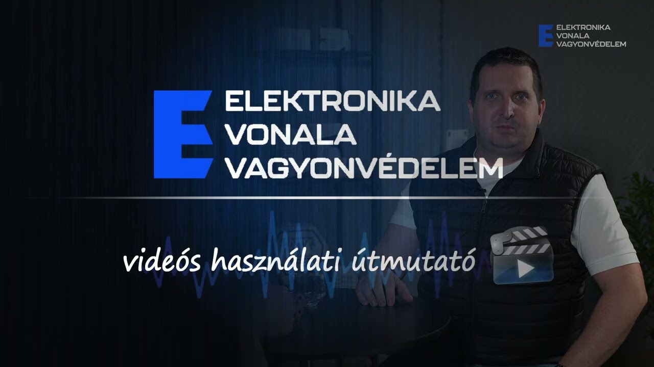 Otthonmaradós éjszakai élesítés Paradox SP/MG riasztóközponton LED-es kezelőegységgel.