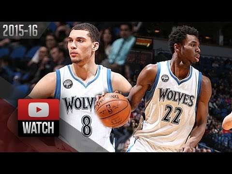 Andrew Wiggins & Zach LaVine Full Highlights vs Nets (2016.03.05) - SHOWTIME!