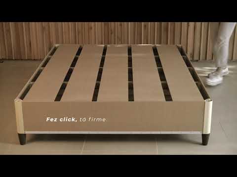 Cama Box Herval ClickBox. A Cama Box Montável - No Filhao.com.br