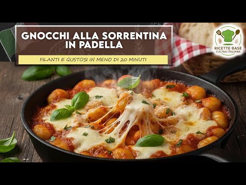 GNOCCHI ALLA SORRENTINA IN PADELLA: FILANTI E GUSTOSI IN MENO DI 20 MINUTI! 🥔🧀🍅🇮🇹