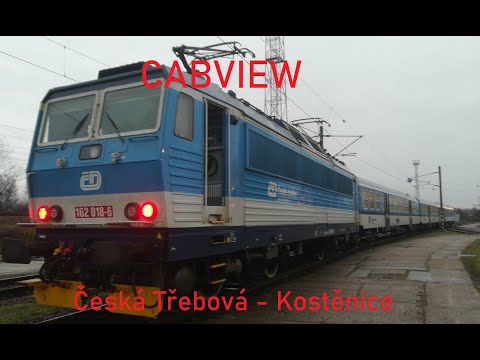 Pohled ze stanoviště / Cabview: 162.018 Česká Třebová - Kostěnice