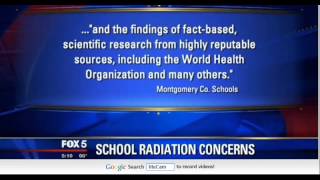 2015 August 4  FOX5 Washington, DC 5 PM Report Cell Tower at Wheaton High School