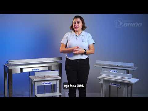 Seladora a Pedal Standard Plus 40cm com Temporizador Bivolt R.BAIAO-3088 - Video