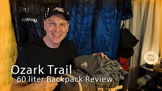 Ozark Trail 60 Liter Kings River Backpack Review - is it a decent budget backpack?