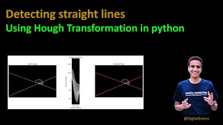 199 - Detecting straight lines using Hough transform in python