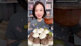 Download lagu Spicy Juicy Dumplings Challenge #mukbang #asmr #150 mp3