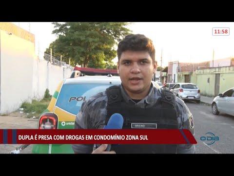 Dupla de assaltantes é presa com drogas em condomínio na zona sul de Teresina 16 07 2021