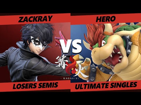 Kagaribi 4 Losers Semis - Zackray (Joker) Vs. Hero (Bowser) SSBU Smash Ultimate