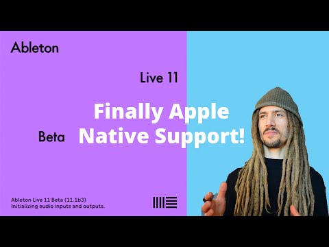 Ableton Live 11.1b3 Beta - Apple Support Initial Test