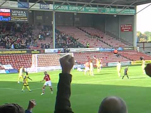 Wrexham FC 1-2 AFC Wimbledon, 9/10/10
