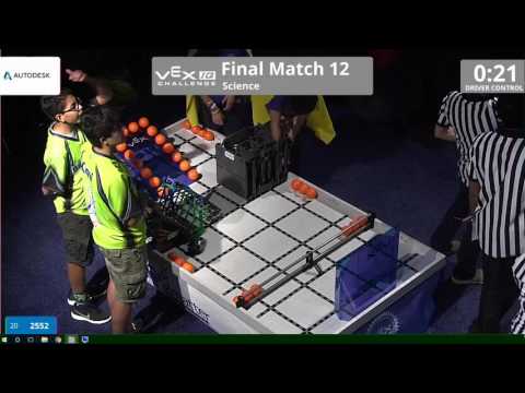 VEX Worlds 2016 - VEXIQ Middle School - Finals 12 (2552 11246C) 68