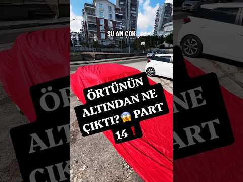 ÖRTÜNÜN ALTINDAN NE ÇIKTI😱PART 14 YAYINDA❗️❤️ #keşfet #snowfoam #youtubeshorts #detailing #car