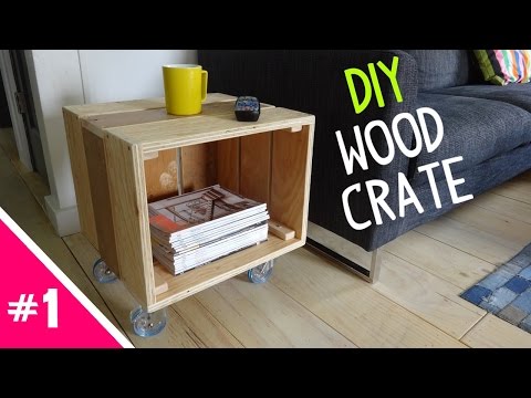 DIY Reclaimed Wood Crate Table - Part 1 of 2 Video