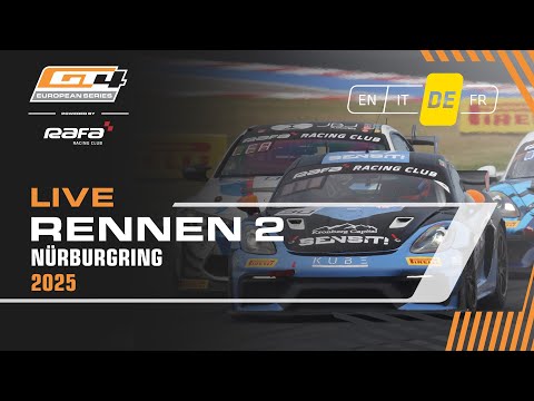 LIVE I Rennen 2 I Nürburgring I GT4 European Series pwd by RAFA Racing Club (Deutsche)