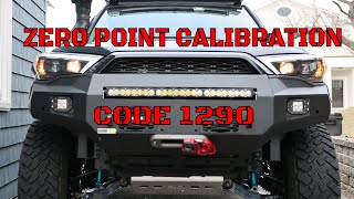 HOW TO: Toyota Zero Point Calibration in 10 minutes 10 easy steps.  (CODE 1290)