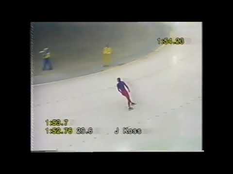 VM på skøyter 1991 i Nederland. Johann Olav Koss er i storform. Bjørnsen og Jorsett kommenterer