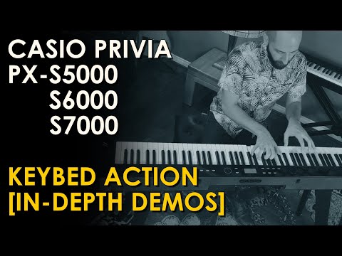 CASIO PRIVIA PX-S6000 KEYBED ACTION [IN-DEPTH DEMOS]