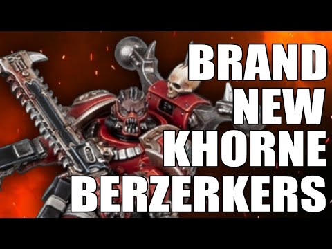 *NEW KHORNE BERZERKERS* World Eaters Revealed at Nova Open!