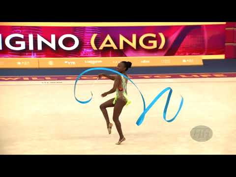 HIGINO Sofia (ANG) - 2019 Rhythmic Worlds, Baku (AZE) - Qualifications Ribbon