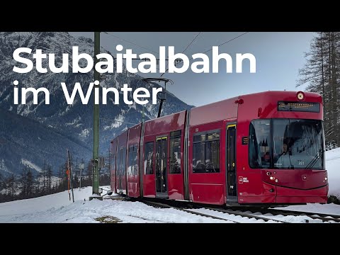 Stubaitalbahn im Winter  | Mitfahrt Telfer Wiesen - Stubaitalbahnhof