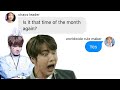 BTS TEXTS The One With The Rule Book