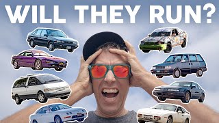 Car Hoarder Tries to Start All 13 of His Cars!