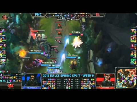 Fnatic Febiven Leblanc VS Elements Froggen Ahri Highlights   2015 EU LCS Spring W9D2