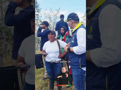 insumos y ayudas para el municipio de Puracé
