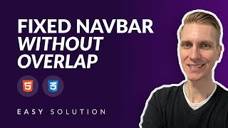 Prevent Fixed Navbar from Overlapping Content (Content Shifting Upwards)